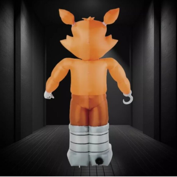 Five Nights at Freddy's Foxy Inflatable Animated Halloween Yard Prop Animatronic - Picture 2 of 7